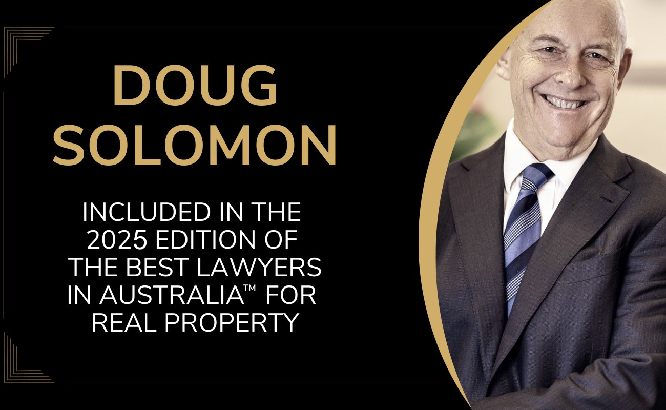 Best Lawyers Recognition for Doug Solomon